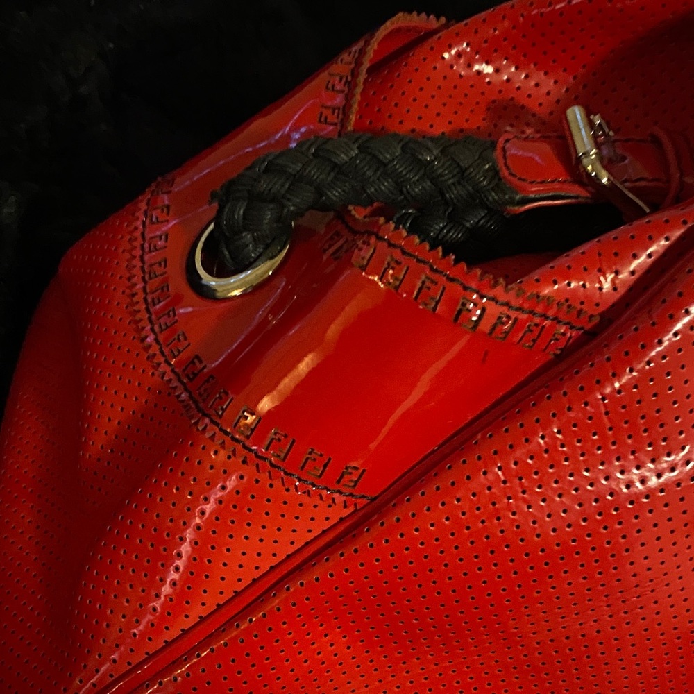 Red FENDI Tote Bag - Picture 2 of 7